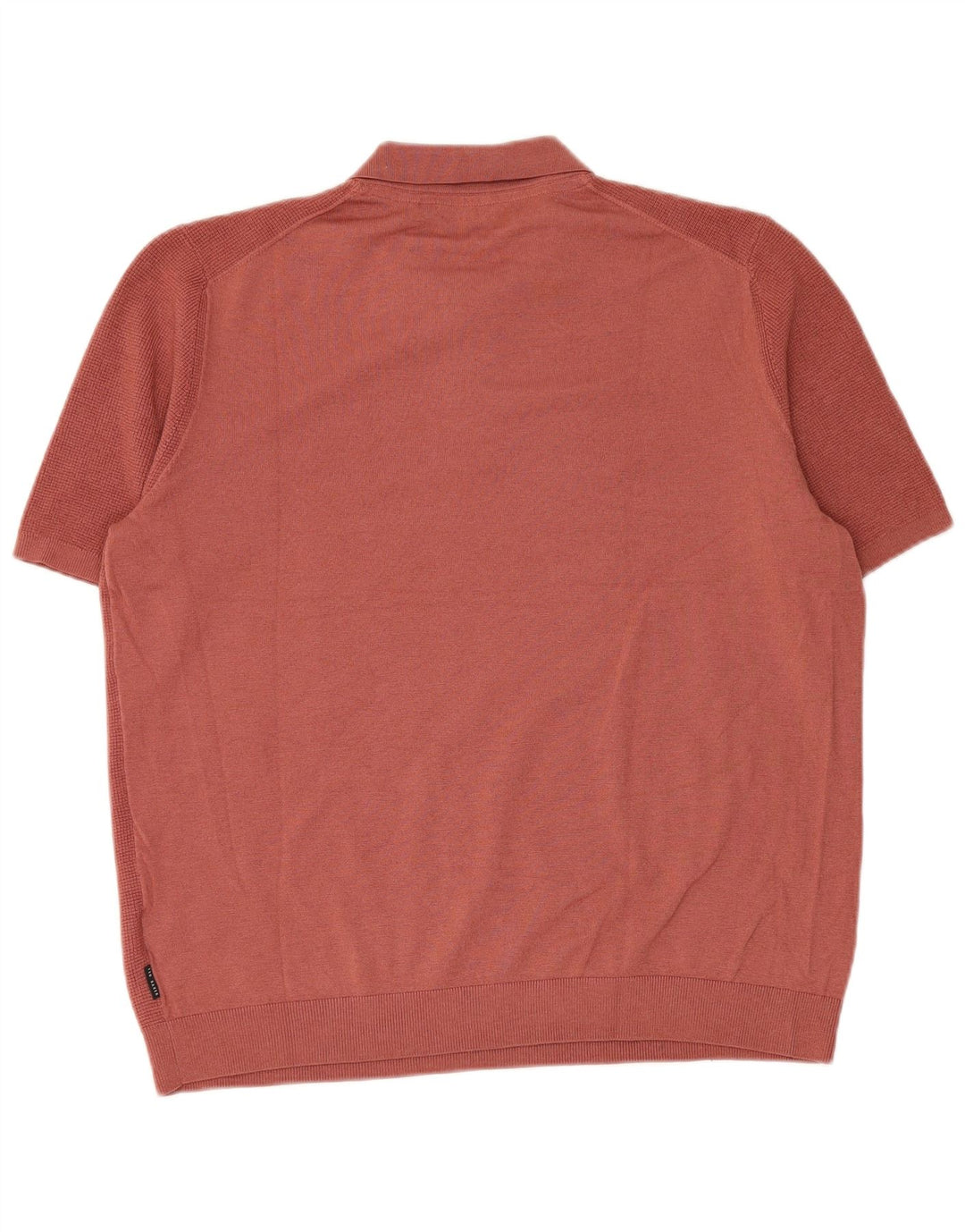 Мужская рубашка-поло Ted Baker, размер 6, 2XL, красный полиэстер