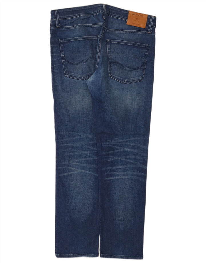 Мужские зауженные джинсы Jack & Jones W34 L30 синие