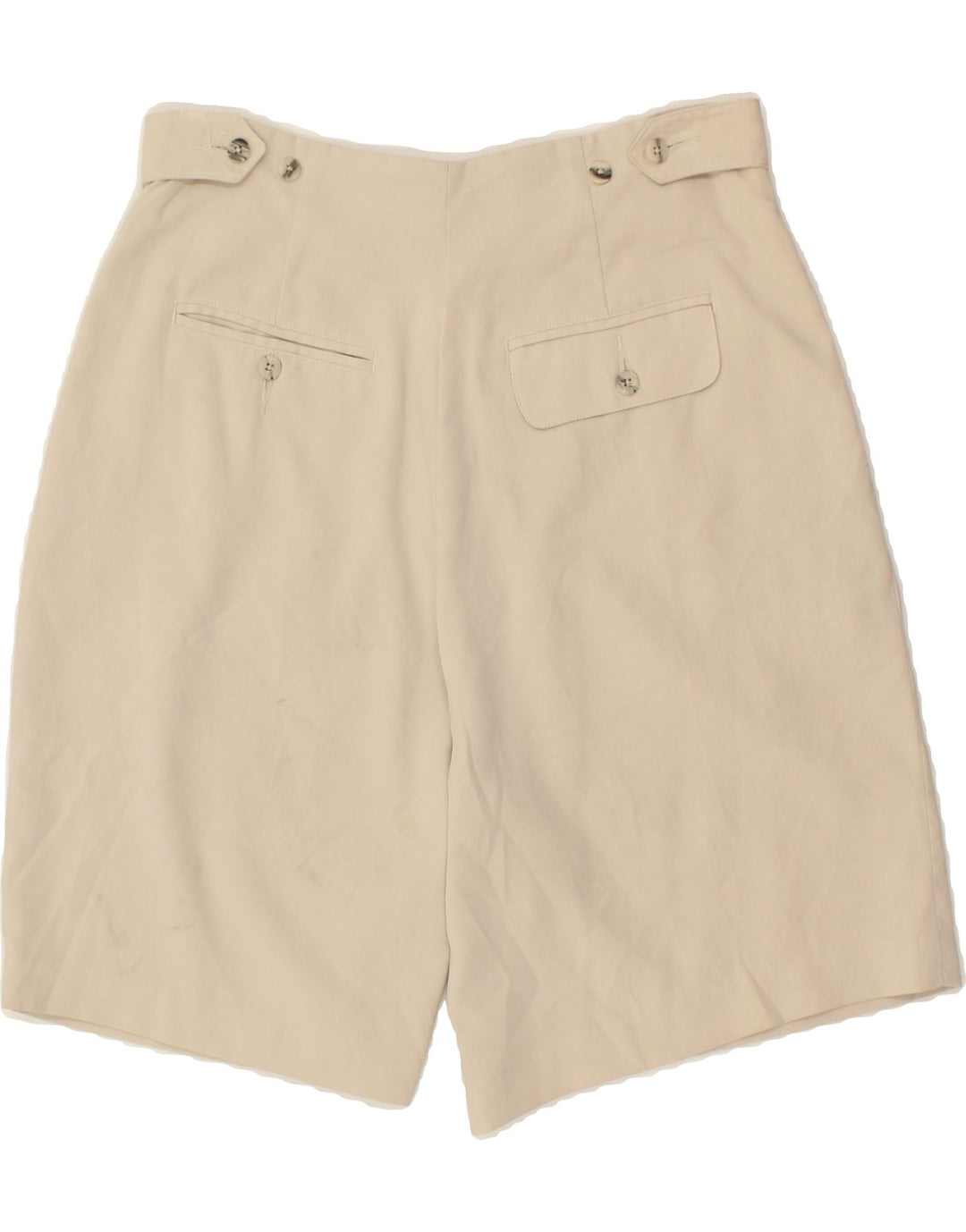 IZOD Womens Pegged Chino Shorts US 12 Large W30 Beige Rayon Vintage Izod and Second-Hand Izod from Messina Hembry 