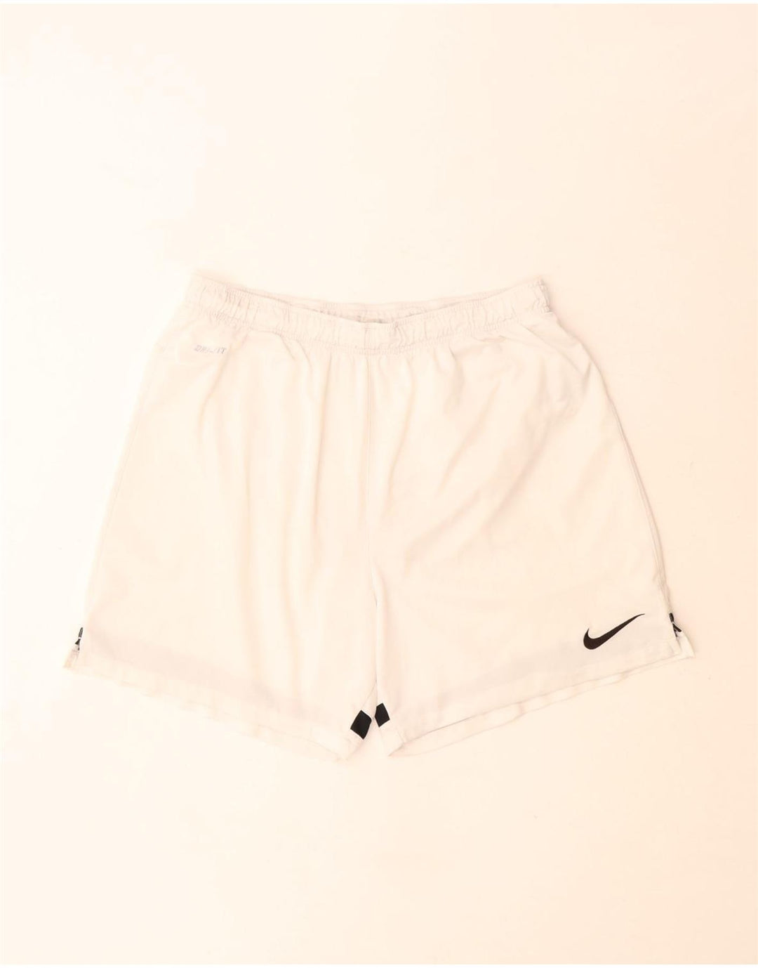 Мужские спортивные шорты Nike Dri Fit большого размера из полиэстера белого цвета