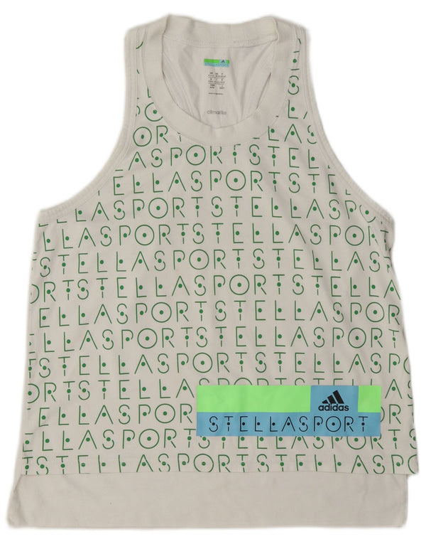Женский топ Adidas Stella Graphic Vest UK 12/14, средний белый