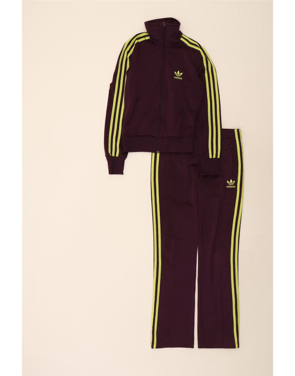 Женский спортивный костюм Adidas с рисунком EU 34 XS, фиолетовый полиэстер