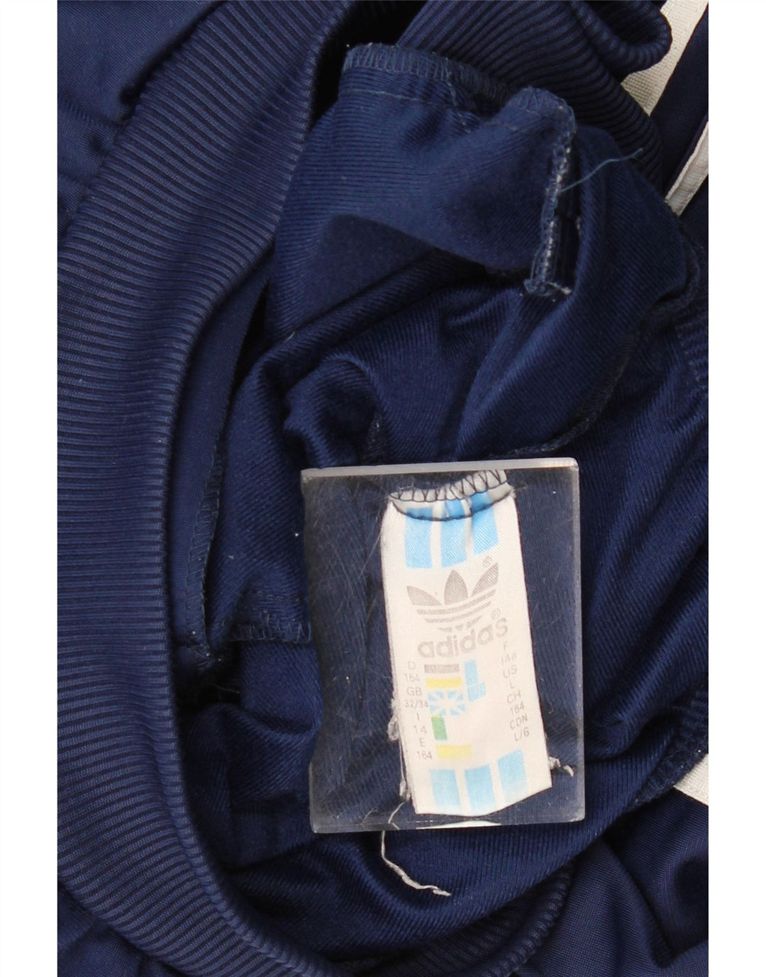 Спортивный костюм ADIDAS для мальчиков, верхняя куртка 13–14 лет, темно-синий полиэстер