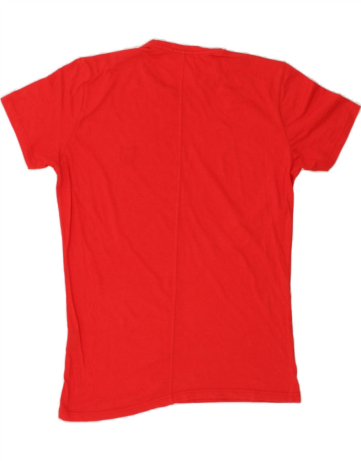 LIU JO Womens Graphic T-Shirt Top UK 16 Large Red Cotton | Vintage Liu Jo | Thrift | Second-Hand Liu Jo | Used Clothing | Messina Hembry 