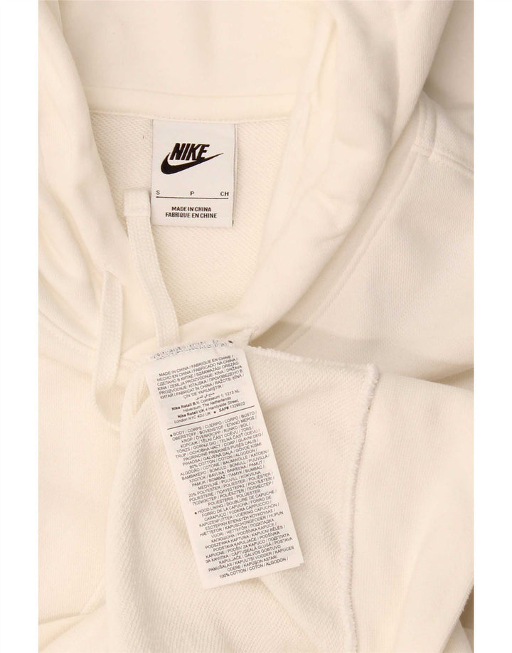 Мужской джемпер с капюшоном Nike, маленький белый, хлопковый