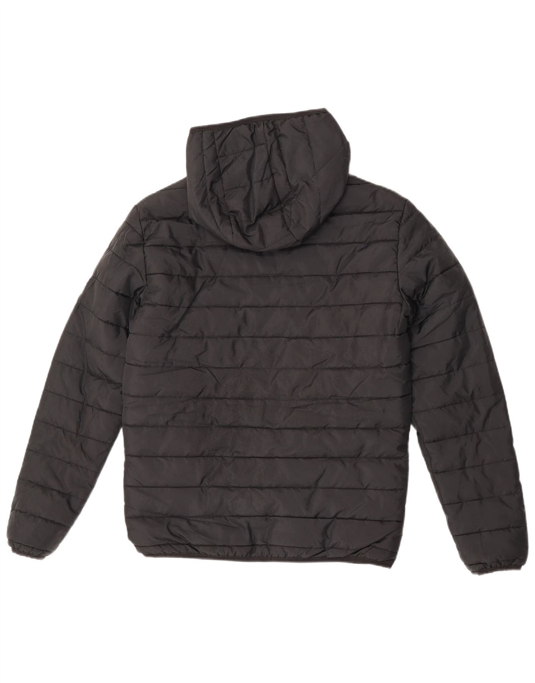 Мужская стеганая куртка с капюшоном Jack & Jones UK 34 XS, черный полиэстер