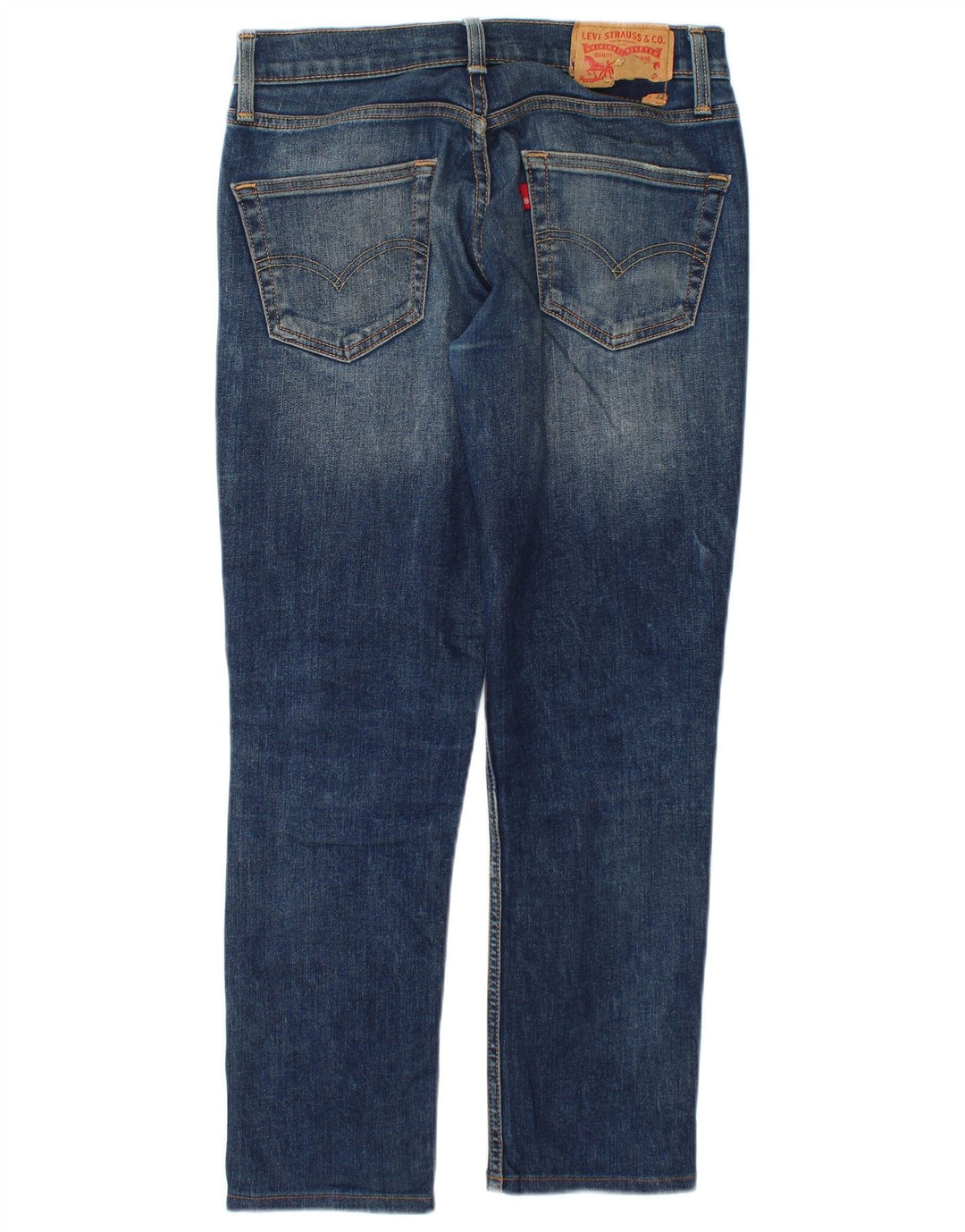 Мужские узкие джинсы Levi's W28 L28 синие, хлопок