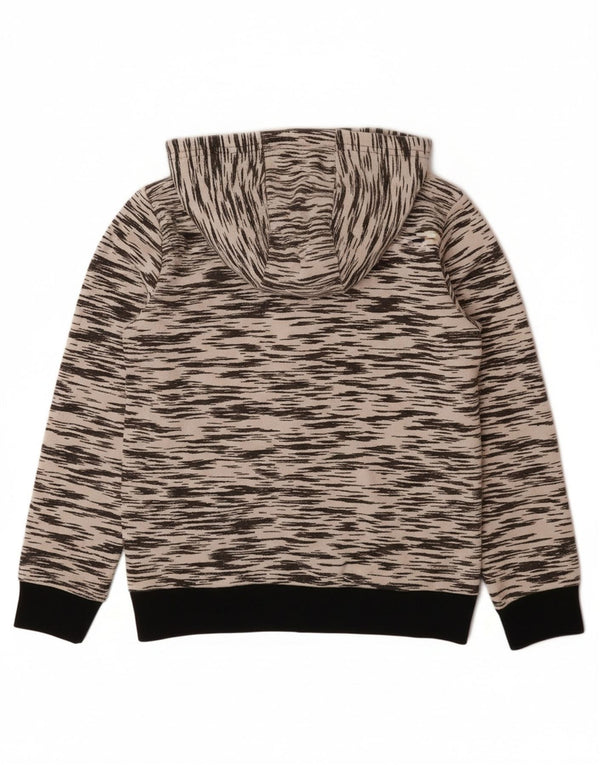 ADIDAS Свитер с капюшоном и молнией Climalite для мальчиков 7–8 лет, серый полиэстер с крапинками