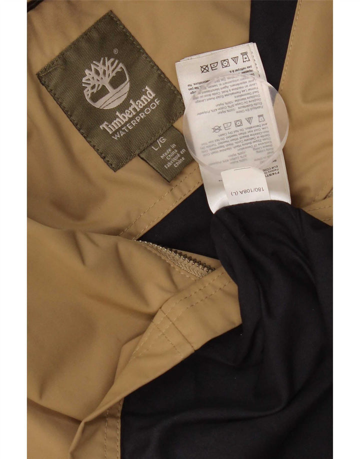 Мужская куртка TIMBERLAND UK 40, большая, бежевый, нейлон