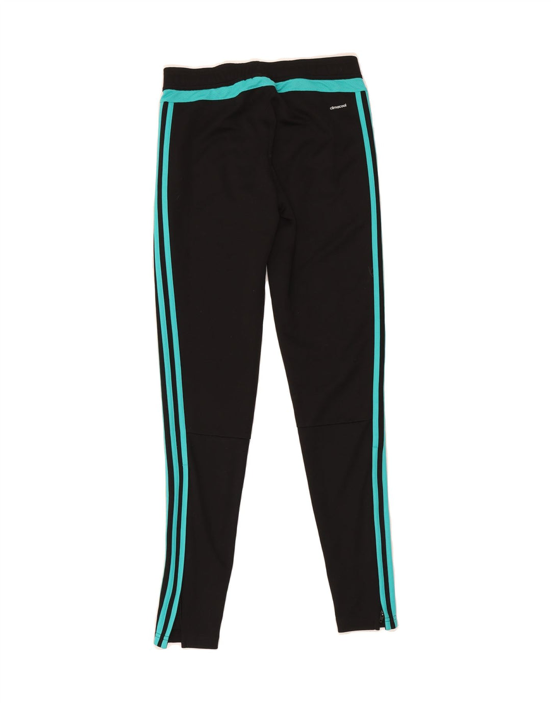 ADIDAS Womens Climacool Leggings UK 4/6 XS Black Polyester Vintage Adidas and Second-Hand Adidas from Messina Hembry 