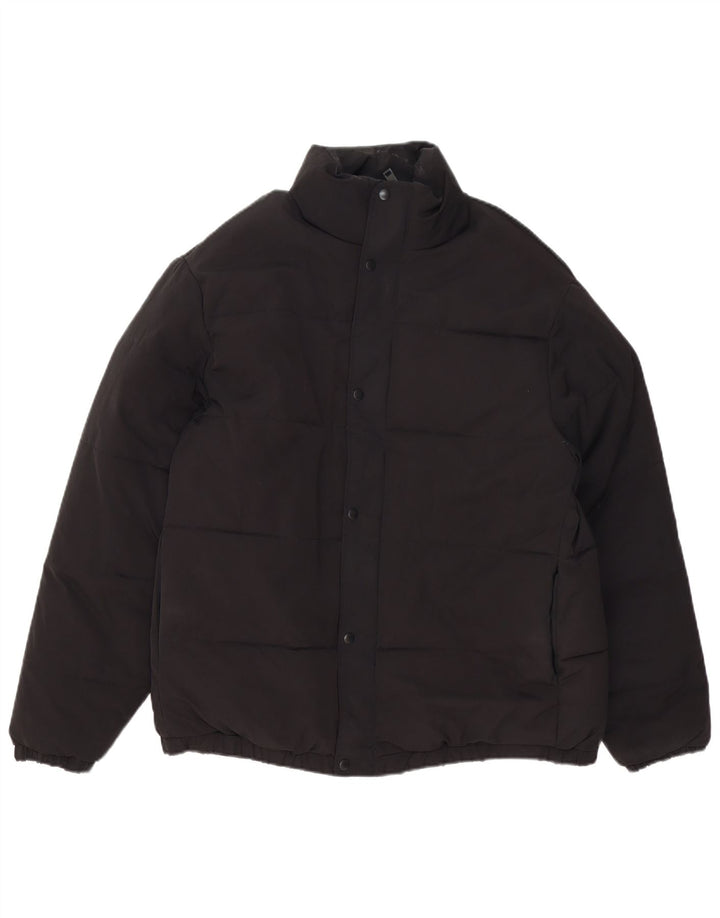 Мужская стеганая куртка Zara UK 42 XL, черный полиэстер
