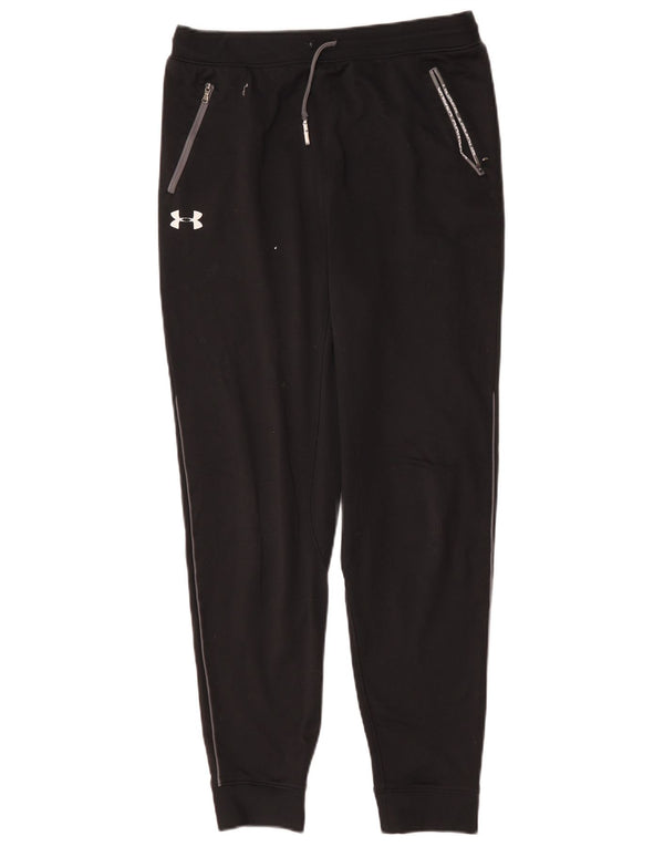 Спортивный костюм Under Armour для мальчиков, брюки для бега, 13–14 лет, XL, черный полиэстер