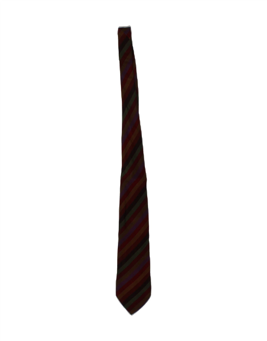 ETRO Mens Tie One Size Multicoloured Striped Silk Vintage Etro and Second-Hand Etro from Messina Hembry 