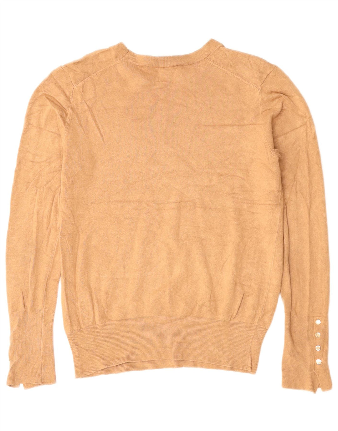 Женский джемпер с вырезом «лодочка» ZARA UK 12, средний коричневый вискоза