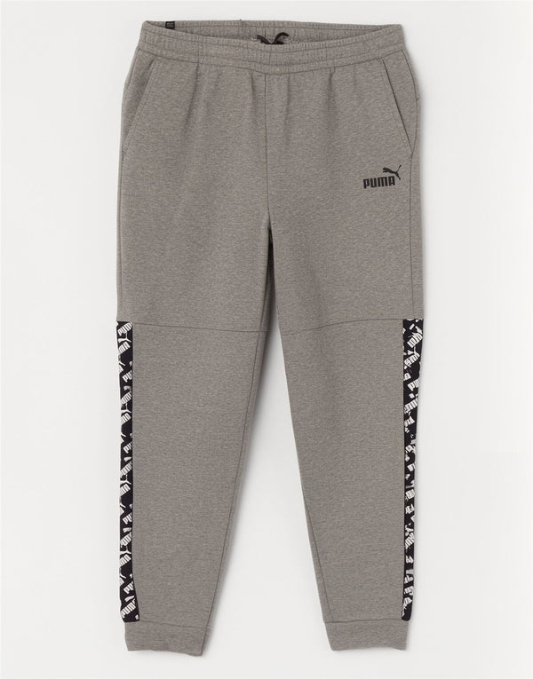 Мужские спортивные брюки Puma Joggers 2XL W40 L31 Серые с цветными блоками Спортивные