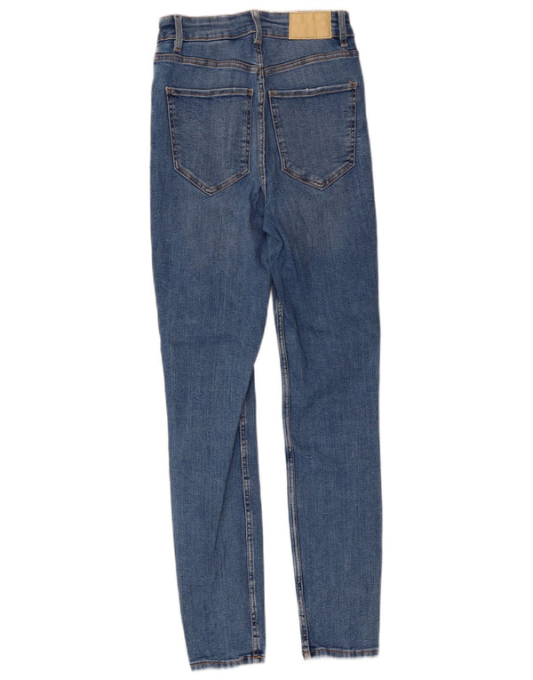 Женские джинсы скинни Zara EU 36 XS W26 L26, синий хлопок