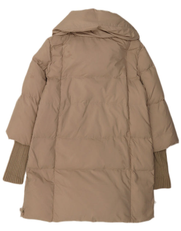 Max & Co. Womens Padded Jacket UK 10 Small Beige Polyester
