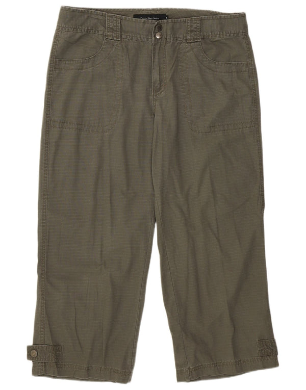 Женские прямые капри Calvin Klein, США 12, большие W34 L23, хаки