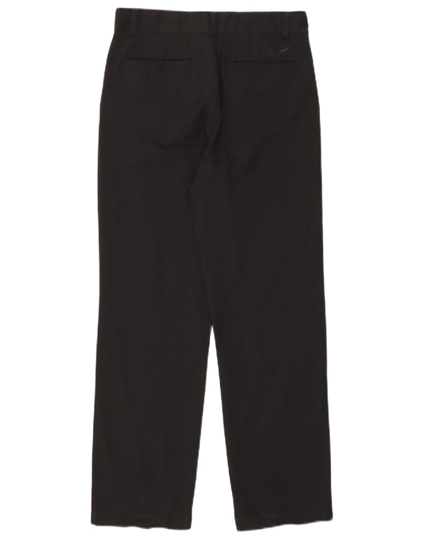 Женские прямые брюки-чиносы Nike Dri Fit XL W30 L29, черный полиэстер