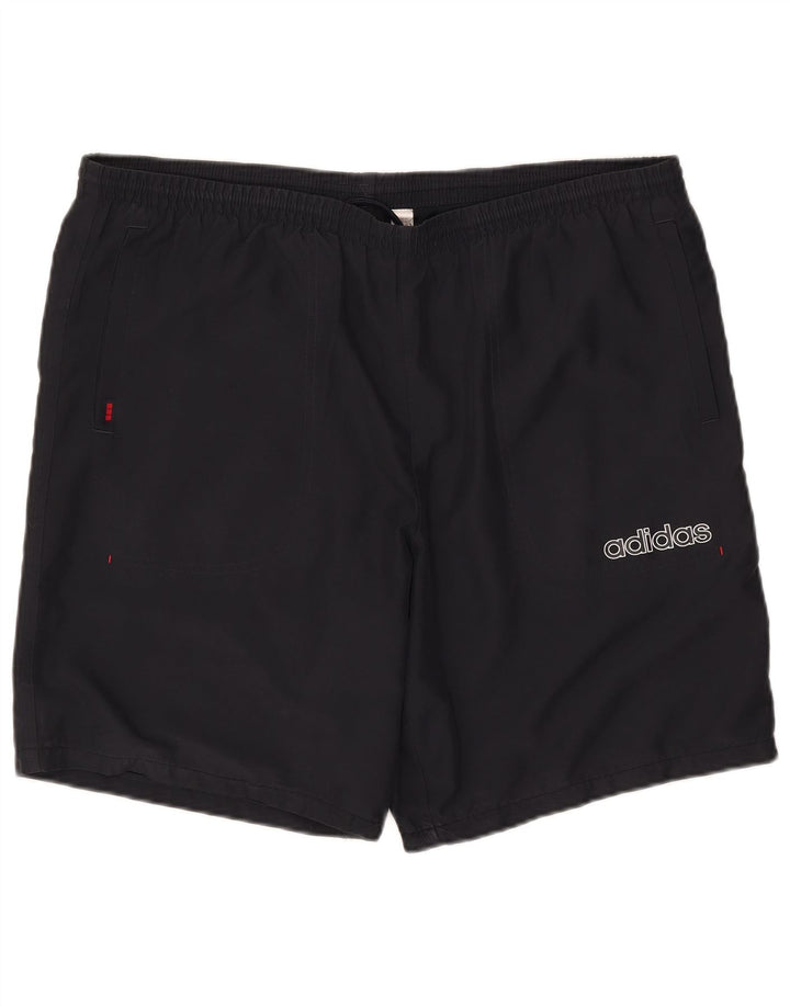 Мужские спортивные шорты Adidas, большие темно-синие, полиэстер