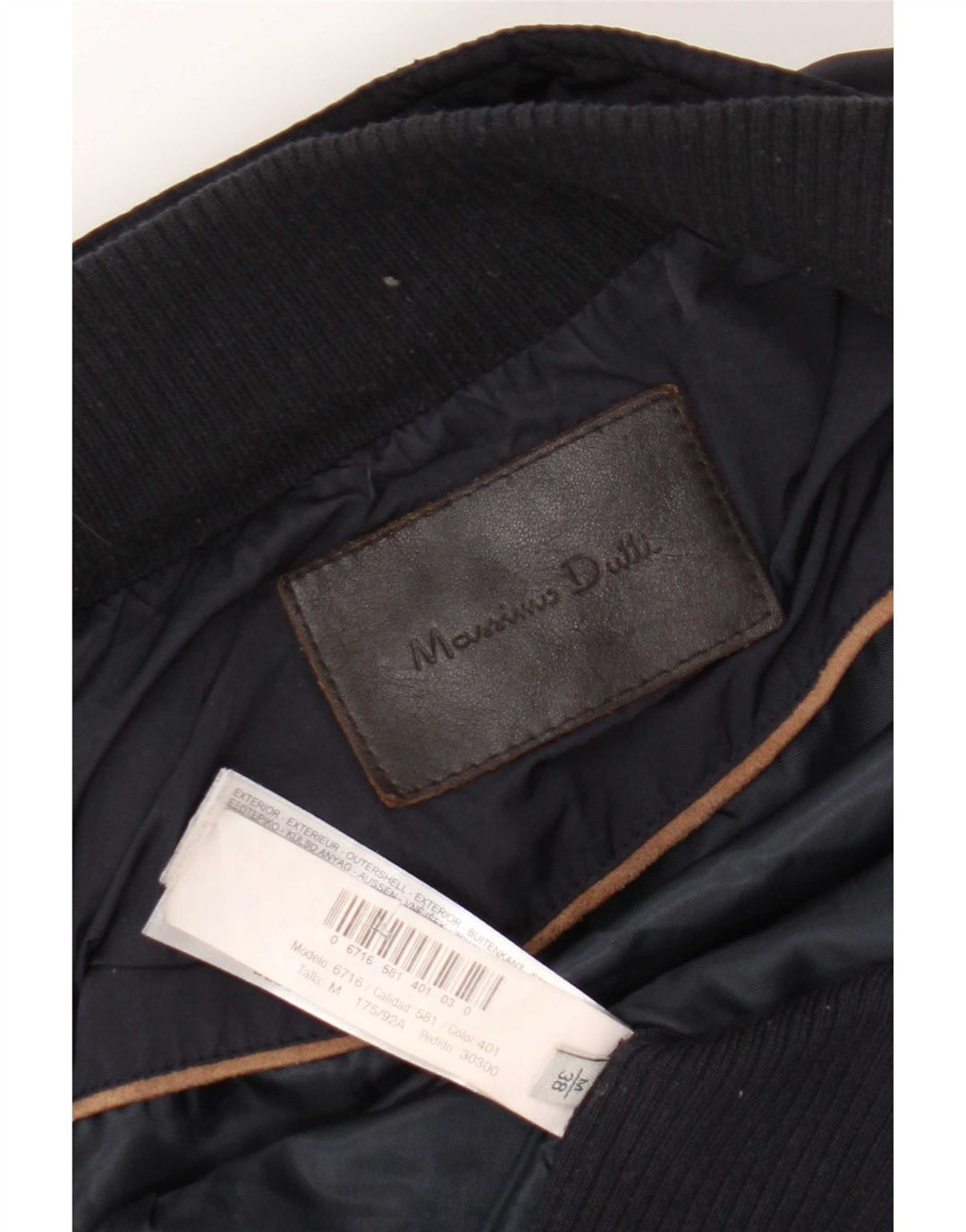 Massimo Dutti Женская стеганая куртка EU 38 Средний Темно-Синий Цветной блок