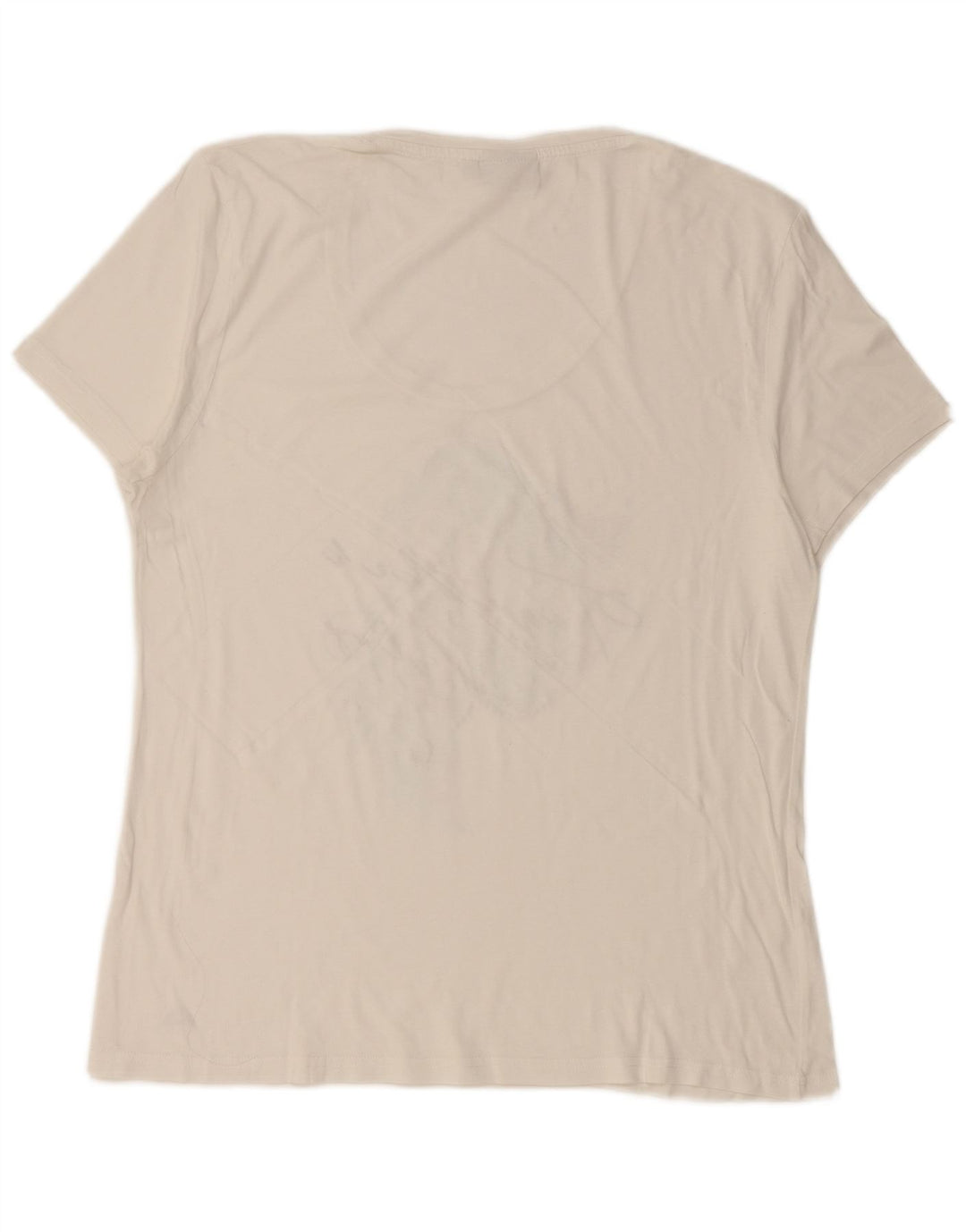 ELLESSE Womens Graphic T-Shirt Top UK 20 2XL White