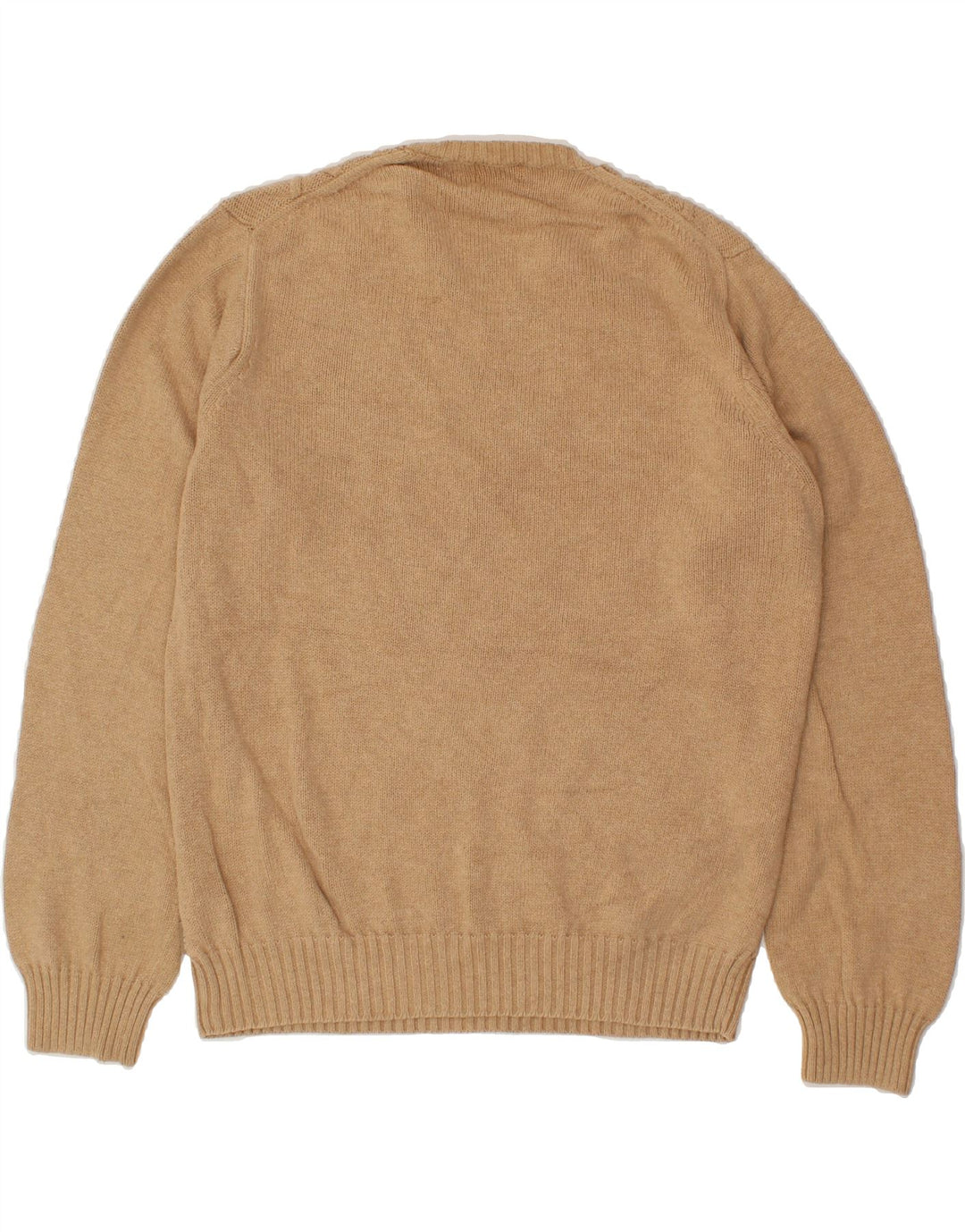 IZOD Mens Crew Neck Jumper Sweater Large Beige Vintage Izod and Second-Hand Izod from Messina Hembry 