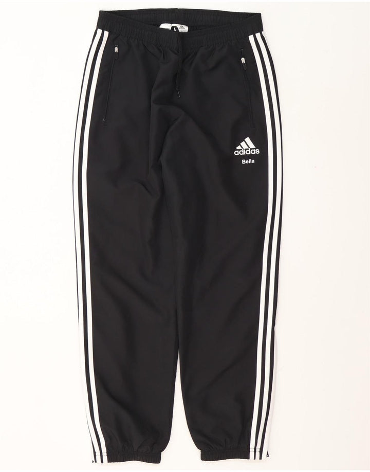 Adidas Мужские спортивные брюки Джоггеры Средний черный в полоску из полиэстера