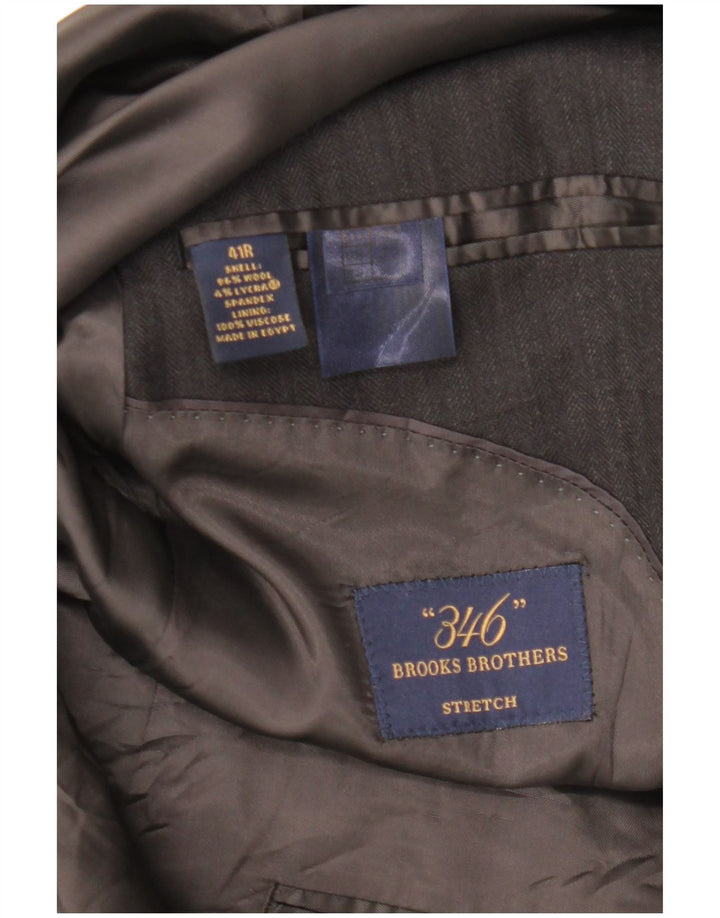 Мужской пиджак BROOKS BROTHERS 346 UK 41, большая черная полоска