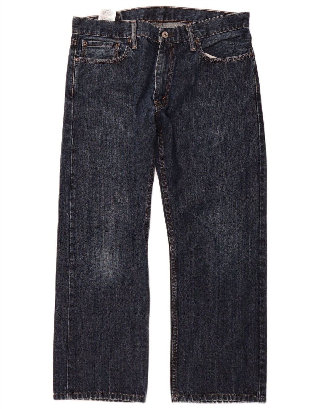 Мужские прямые джинсы Levi's 514 Slim Fit W34 L27, синие, хлопковые, классические