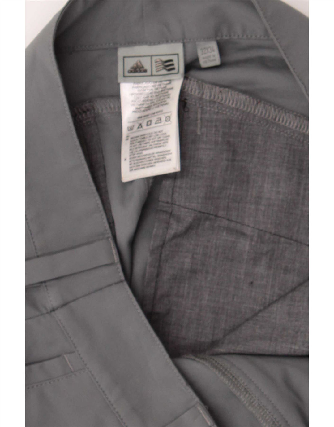 Женские брюки-чиносы Adidas Slim Fit W30 L34, серый полиэстер