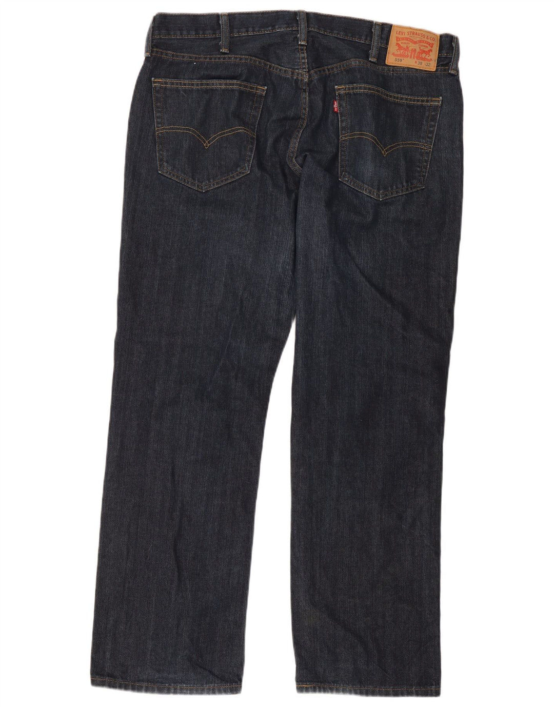 Мужские прямые джинсы Levi's 559 W38 L32 темно-синие, хлопок