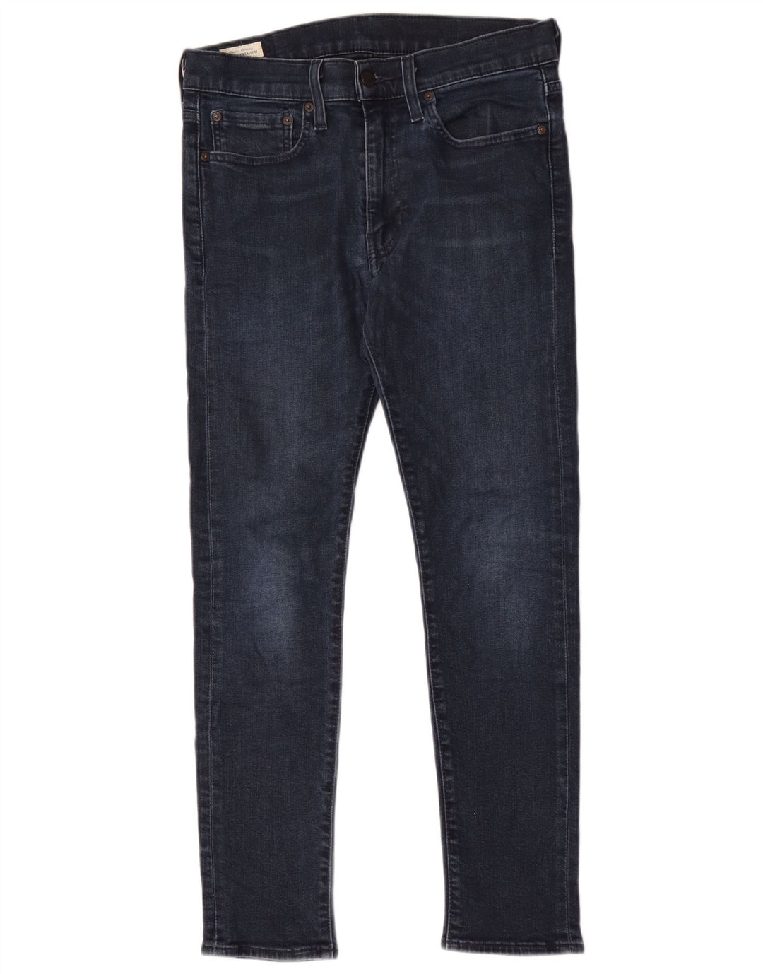 Мужские узкие джинсы Levi's W32 L30 темно-синие, хлопок