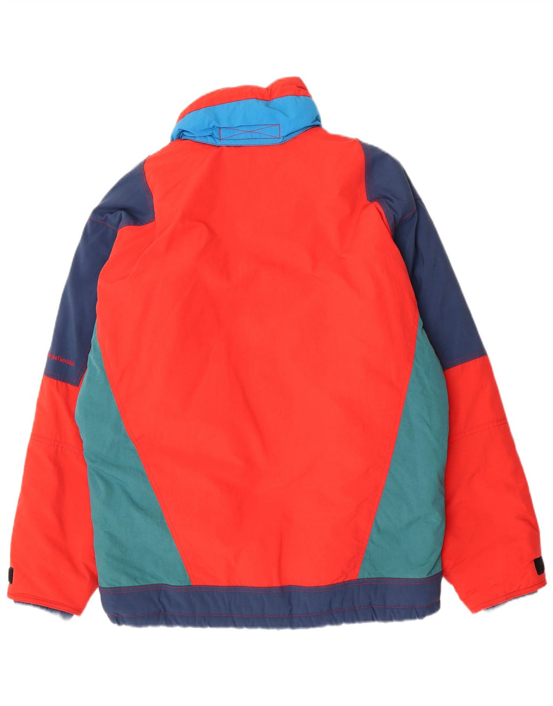 Мужская лыжная куртка Sergio Tacchini UK 40, большая разноцветная с цветными блоками