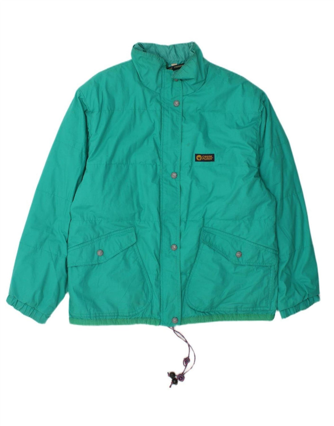 CIESSE PIUMINI Womens Oversized Padded Jacket IT 40 Small Turquoise