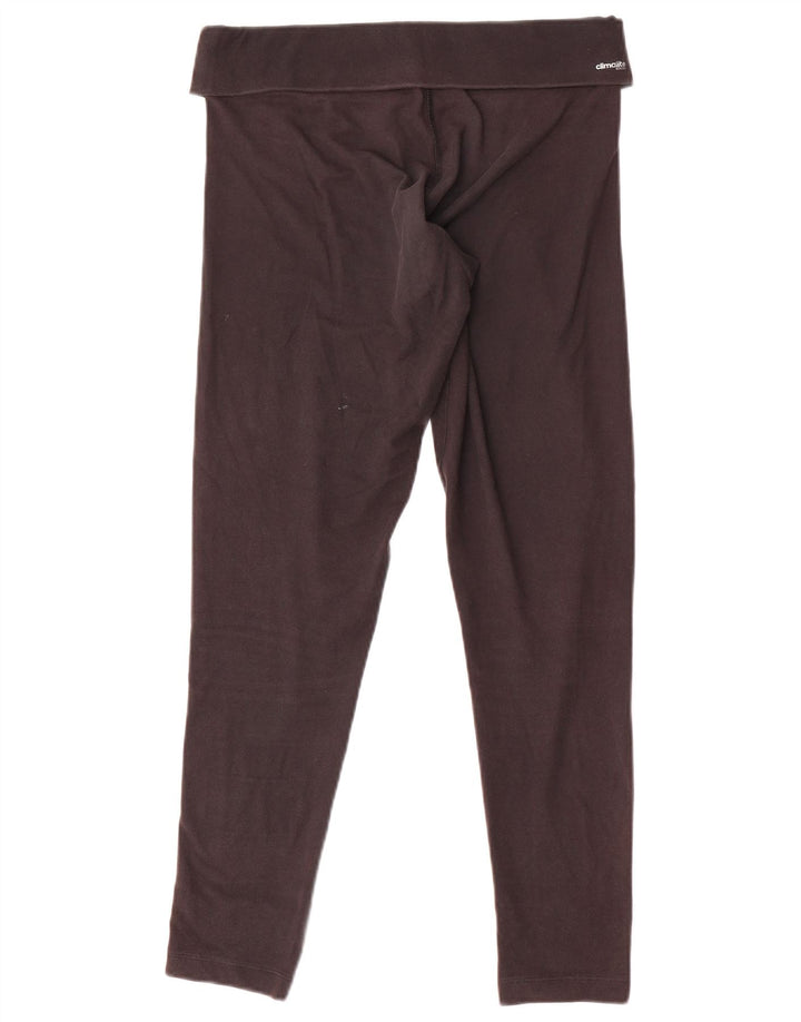 Женские леггинсы Adidas Climalite UK 12/14, средний черный полиэстер