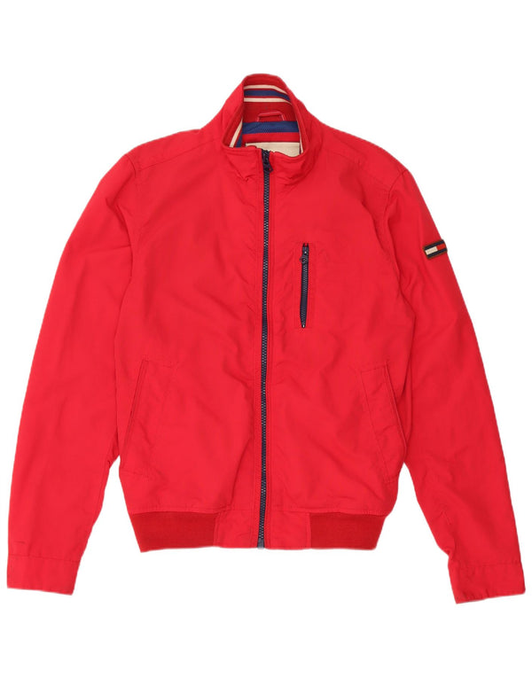 Мужской бомбер Tommy Hilfiger UK 36, маленький красный нейлон