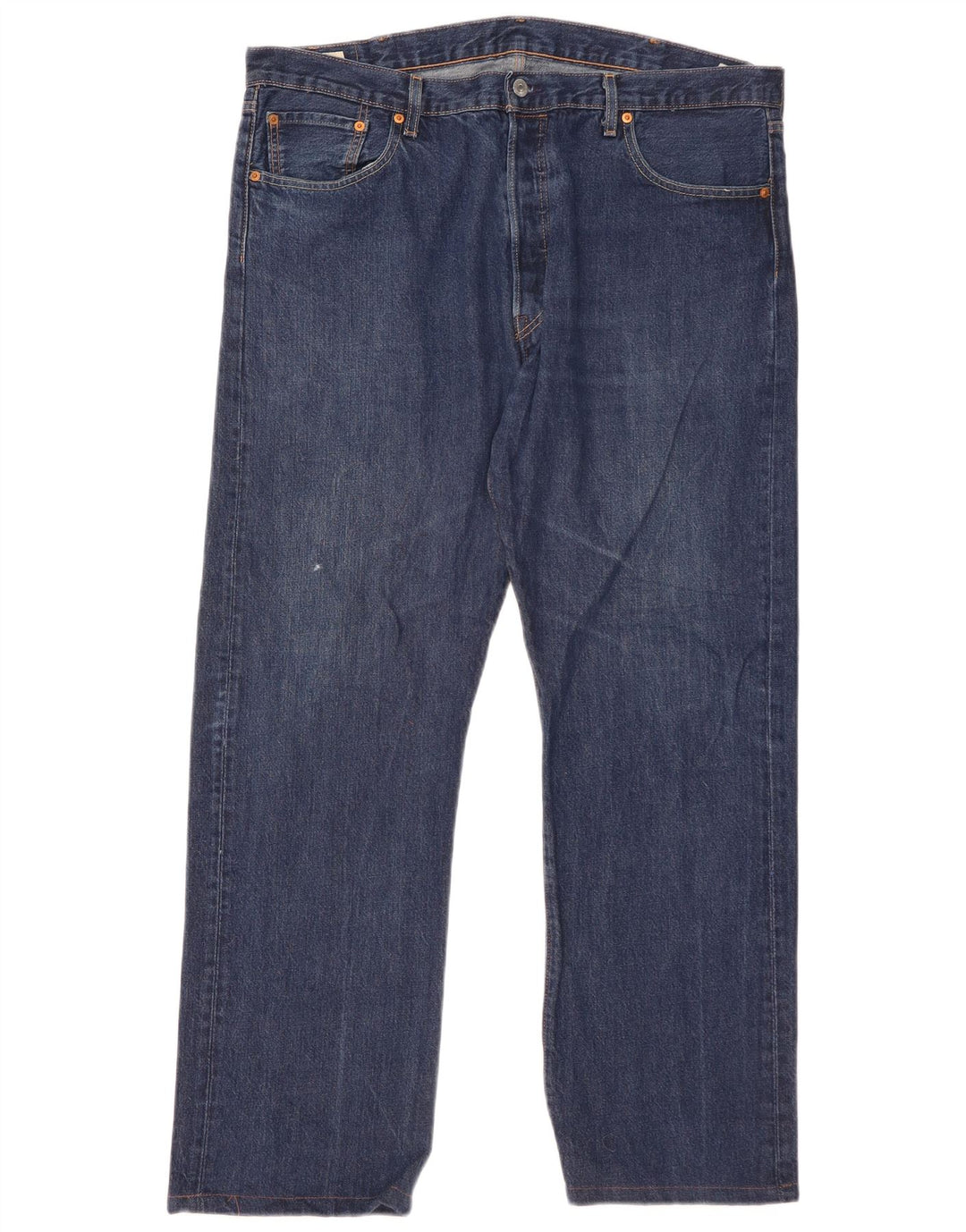 Мужские прямые джинсы Levi's 501 W40 L32 синие, хлопок