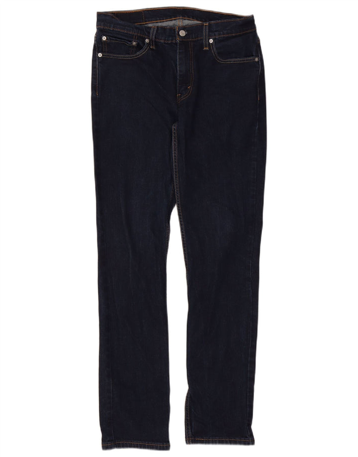 Мужские джинсы Levi's 511 Slim W33 L34 Темно-синие, хлопок