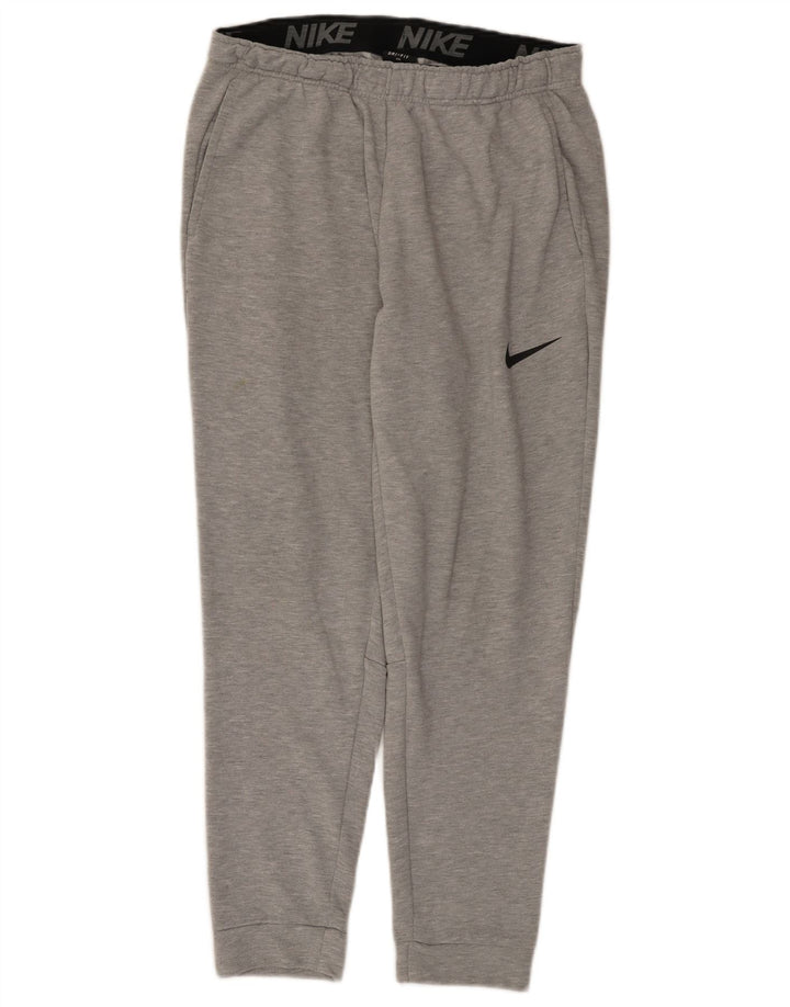 Мужские спортивные брюки Nike, джоггеры, большие серые, полиэстер