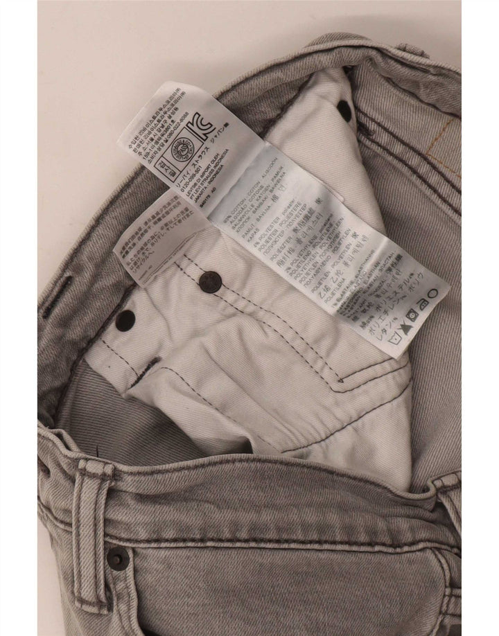 Levi's Mens 511 Slim Jeans W34 L32 Серый хлопок