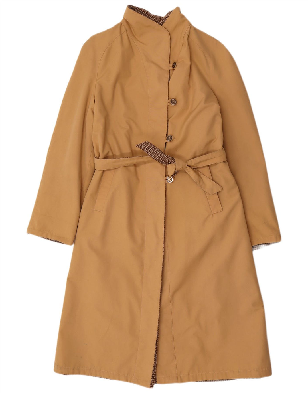 Винтажное женское двустороннее пальто IT 42 Medium Beige
