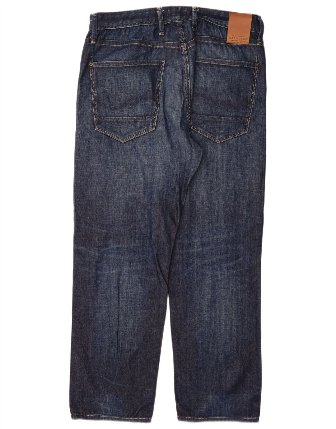 Мужские прямые джинсы Jack & Jones W32 L30 синие, хлопок