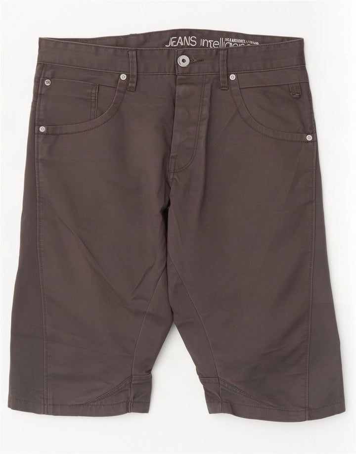 Jack & Jones Мужские повседневные шорты W32 Средний Серый