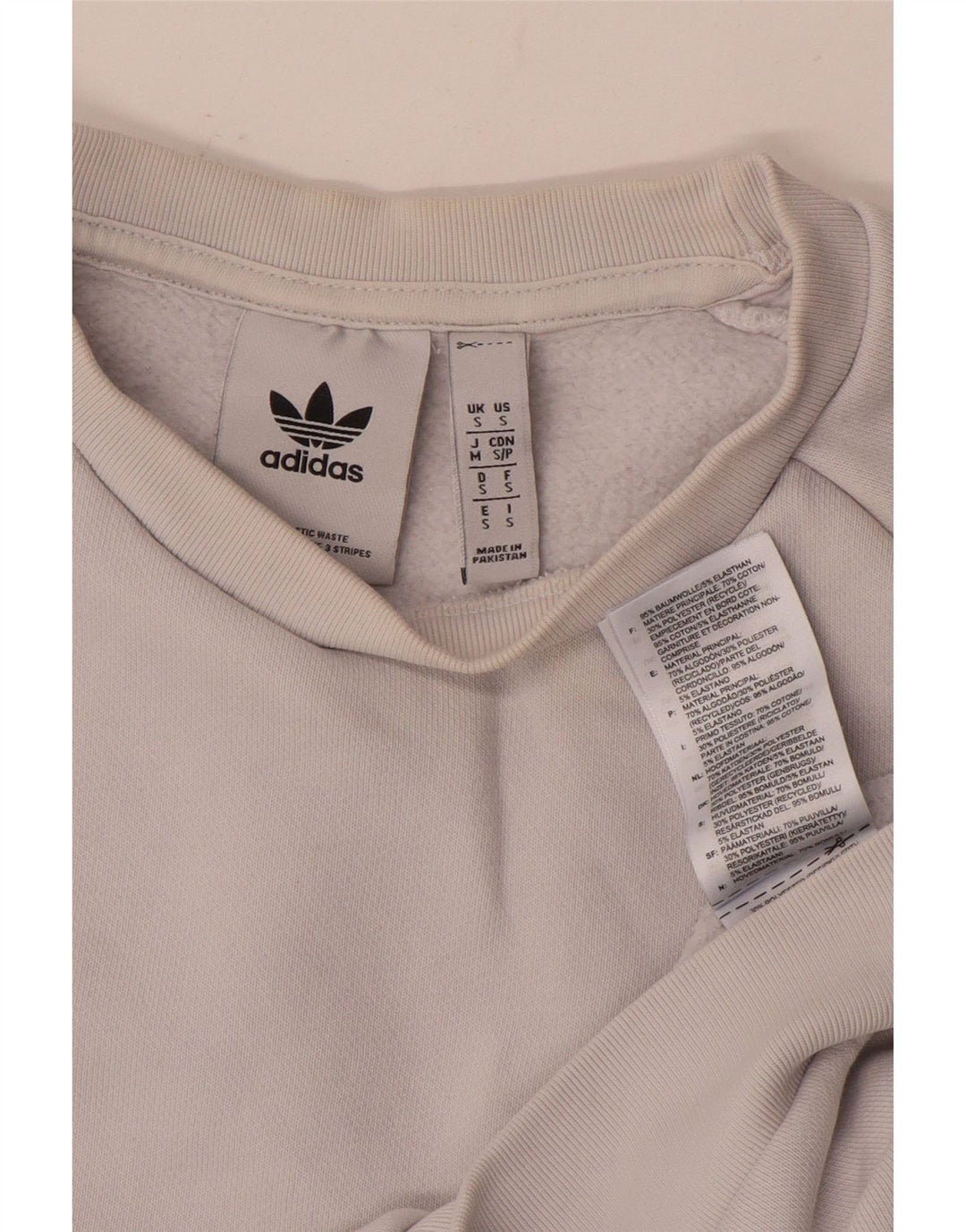 Мужской свитшот ADIDAS, маленький белый хлопковый джемпер