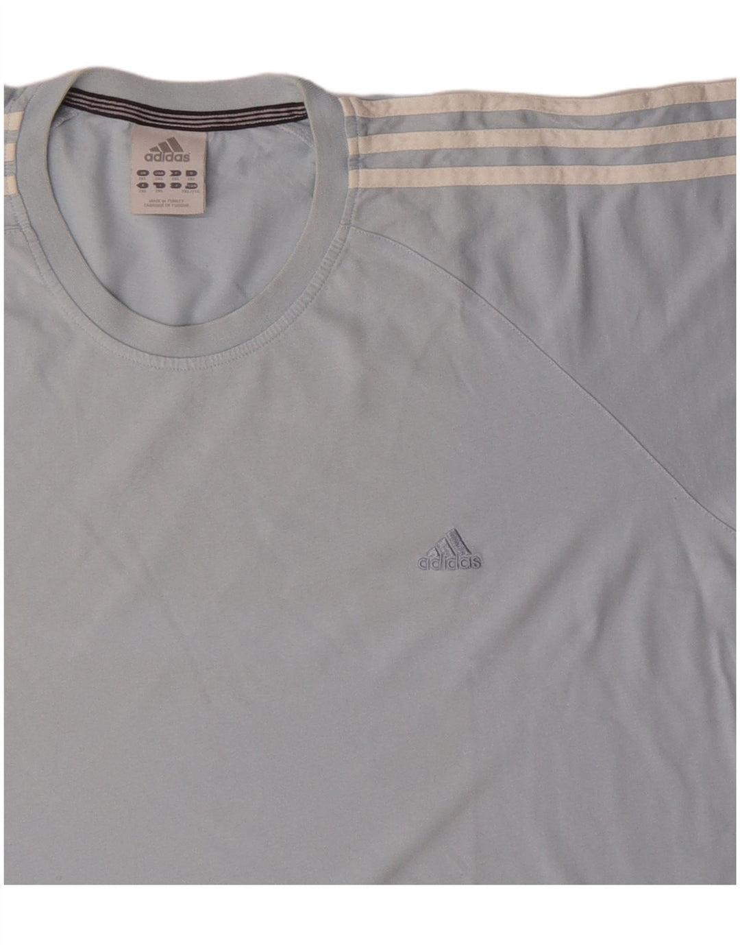 Мужская футболка Adidas Top 2XL, синяя, хлопок