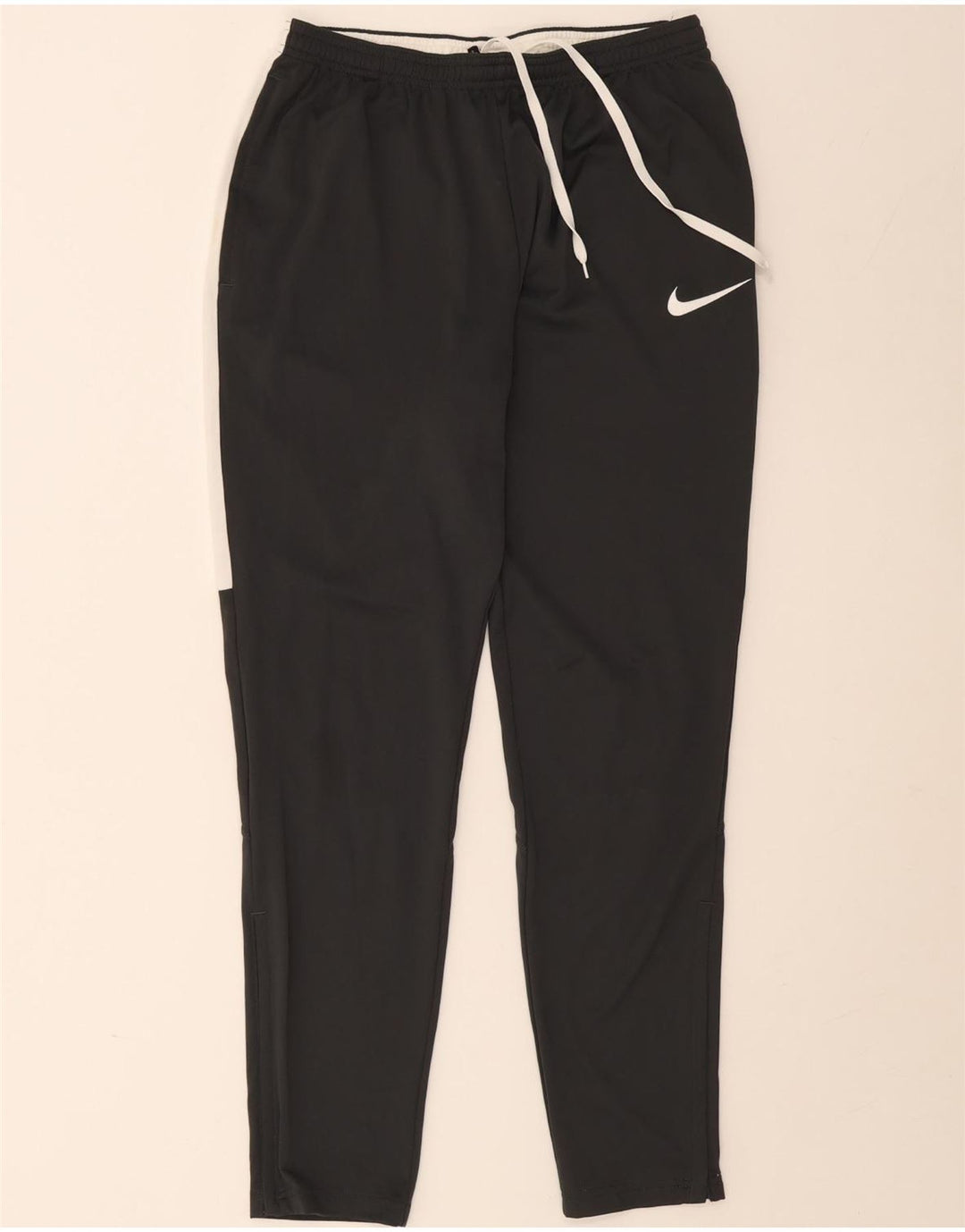 Мужские спортивные брюки Nike Dri Fit среднего серого цвета из полиэстера с цветными блоками