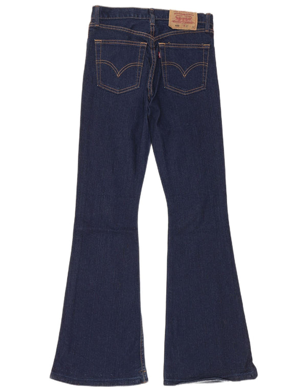 Женские расклешенные джинсы LEVI'S 450 W27 L32 Темно-синие, хлопок