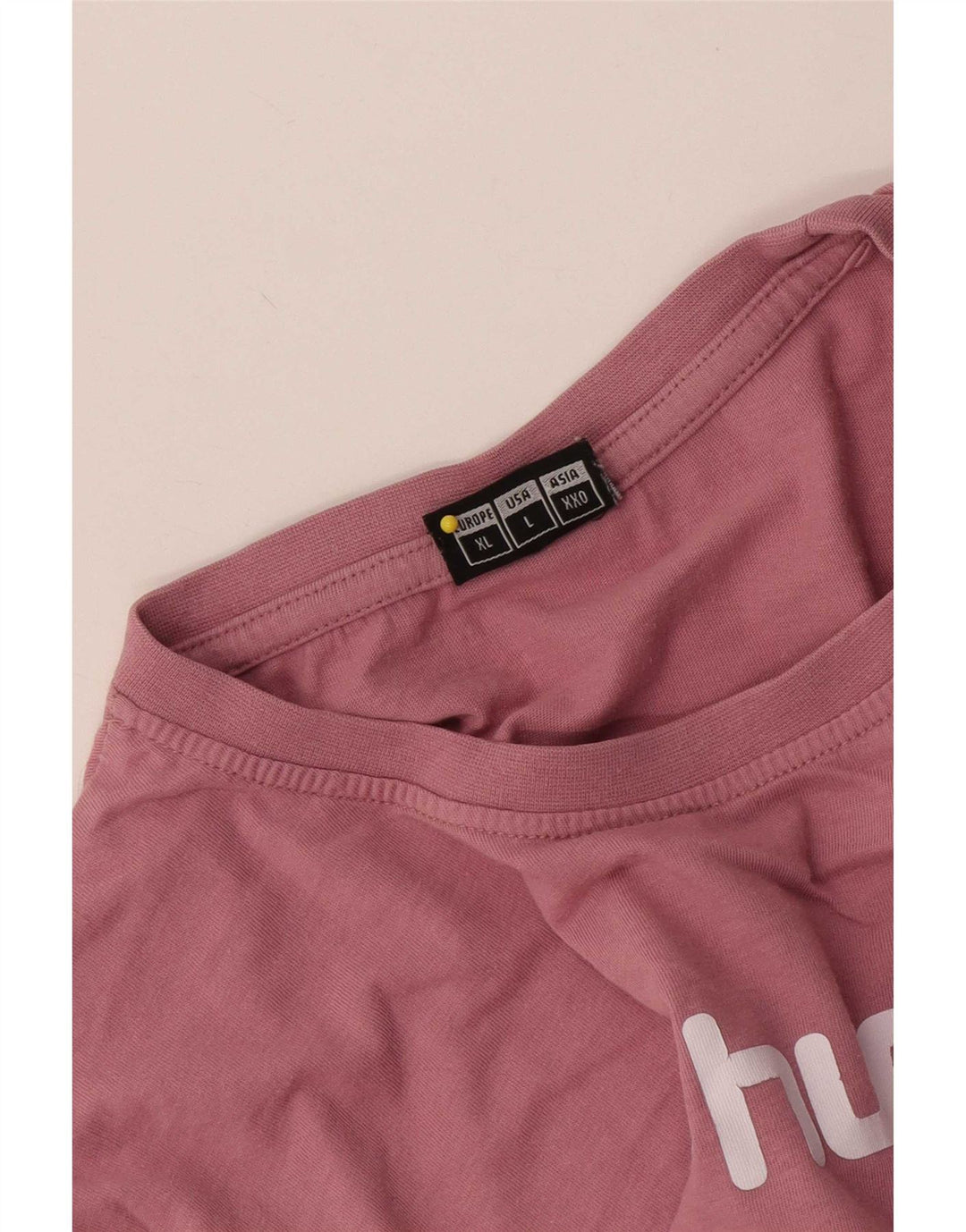 Мужская футболка с рисунком Hummel, большая розовая