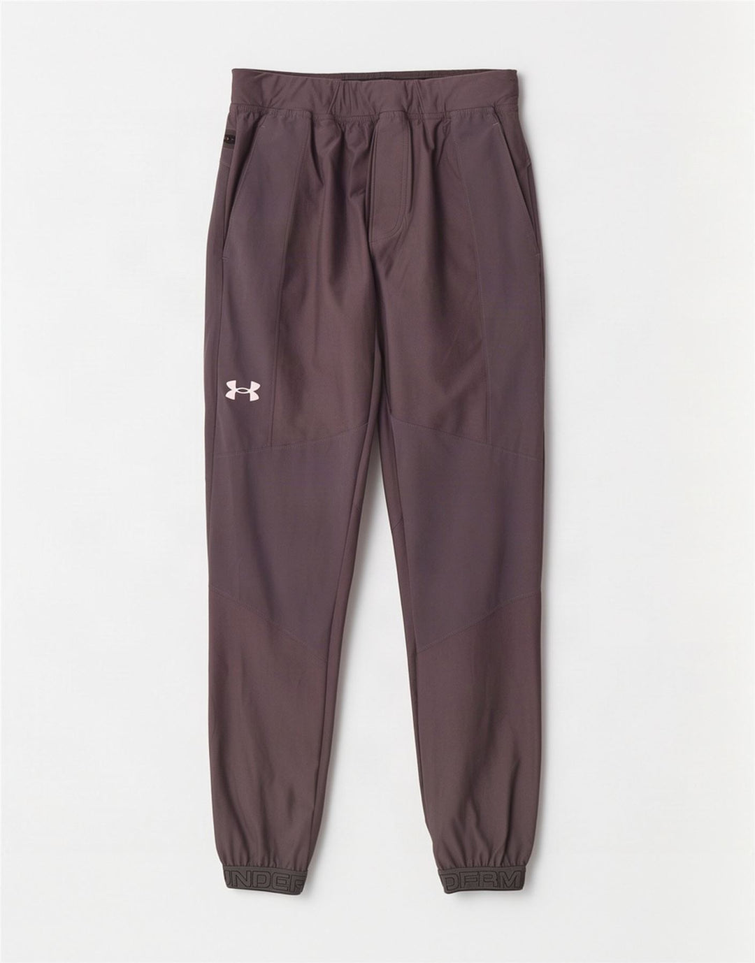 Мужские спортивные брюки с графическим рисунком Under Armour, джоггеры, средний серый полиэстер